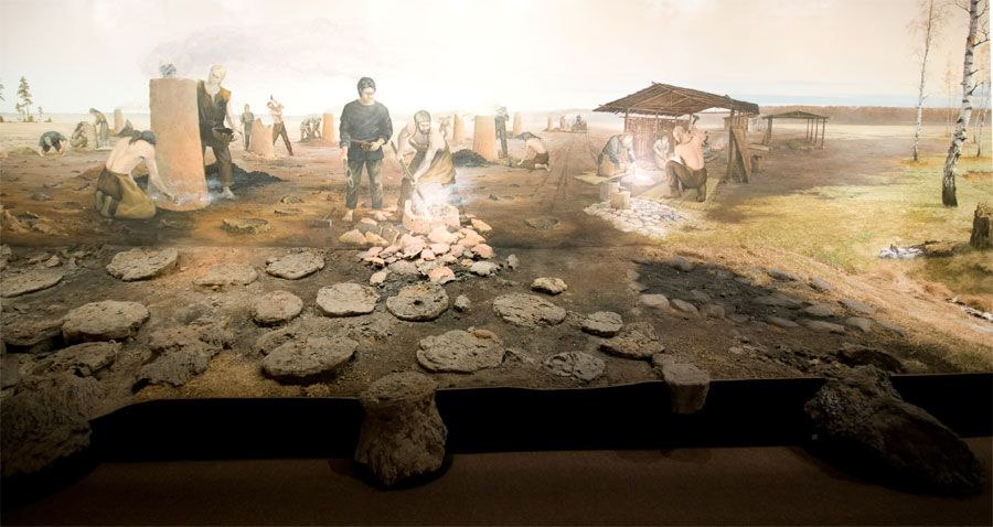 Fragment muzealnej ekspozycji fot. Bernard Borowy źródło: © Archeolog.pl