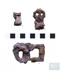 Zabytki metalowe znalezione w 2012 roku w Chodliku.